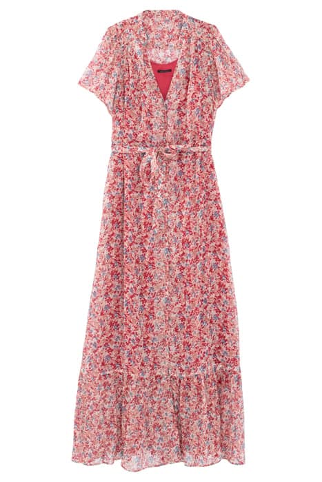 FLORAL PRINT SHORT SLEEVE LONG DRESS by IKKS