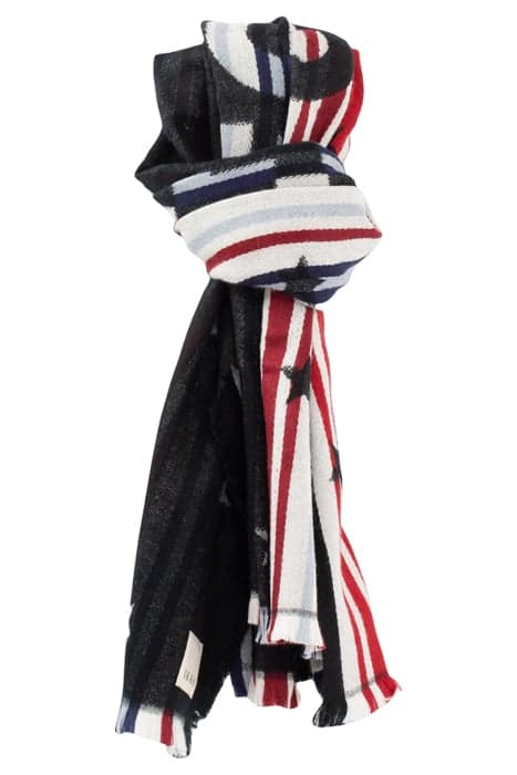 STARS AND STRIPES SCARF WITH WOOL by IKKS