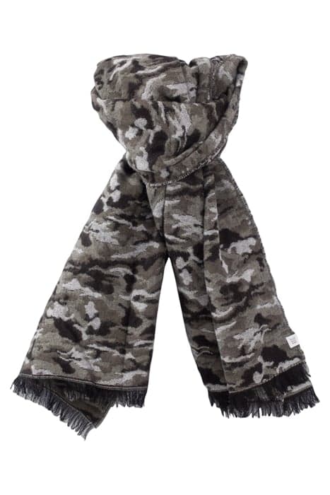 GIRLS’ BLACK CAMOUFLAGE MOTIF SCARF BLACK by IKKS