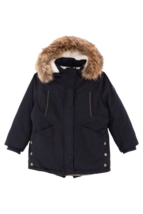 GIRLS’ 2-IN-1 NAVY PARKA + GOLD LIGHT PADDED JACKET NAVY by IKKS