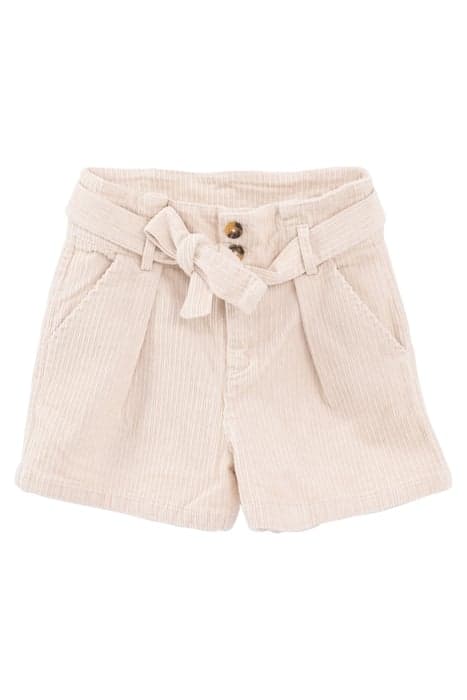 GIRLS’ VANILLA CORDUROY PAPERBAG SHORTS WHEAT by IKKS