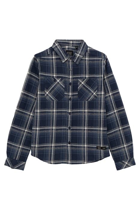 BOYS’ STORM CHECKED SHIRT BLUE by IKKS