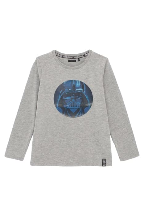 BOYS’ GREY IKKS–STAR WARS™ LENTICULAR IMAGE T-SHIRT MOTTLED  by IKKS