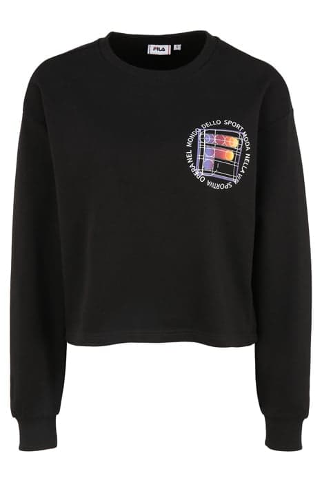 WOMEN ROANA CROPPED CREW SWEAT BLACK by FILA