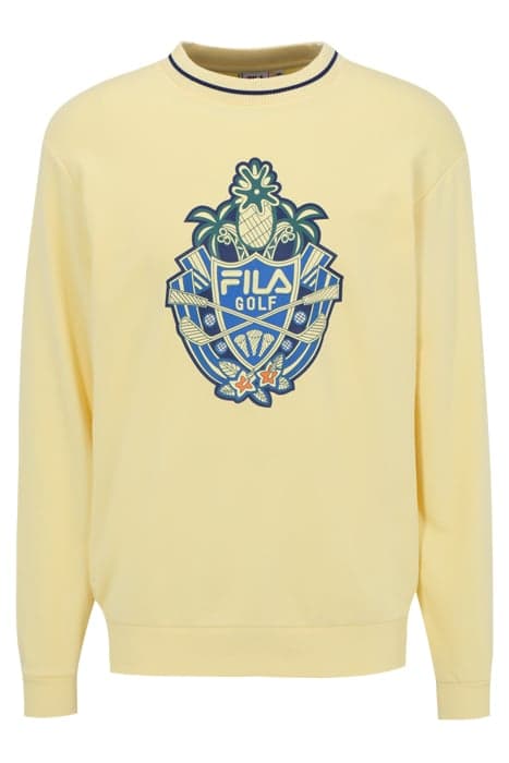 TOSTEDT CREW SWEAT PALE BANANA by FILA