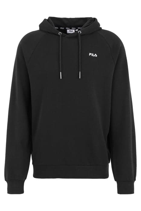 BRAIVES RAGLAN HOODY BLACK by FILA