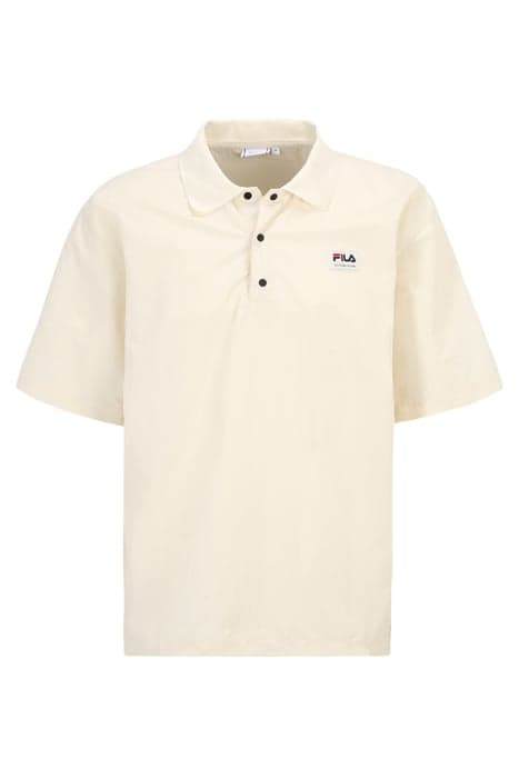 TWIST WOVEN POLO SHIRT ANTIQUE WHITE by FILA