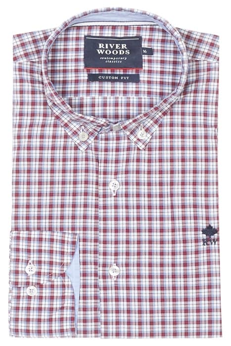 CF LS PRINCETON CLR SHIRT RED by River Woods