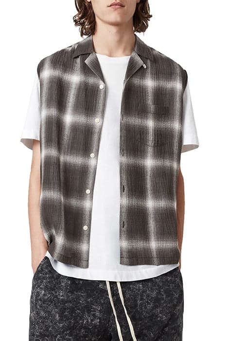 MIDTOWN SL SHIRT CANDLELIT BLACK by AllSaints