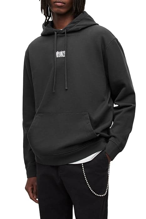 REFRACT OTH HOODY WASHED BLACK by AllSaints