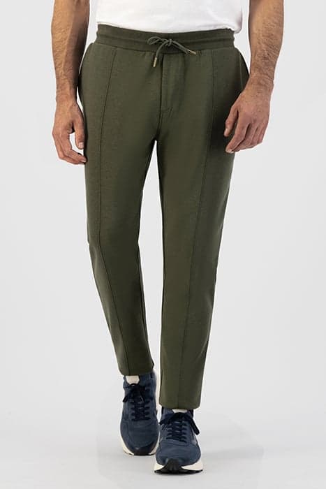 JOGGER PANTS INTERLOCK MELANGE DARK ARMY by Dstrezzed