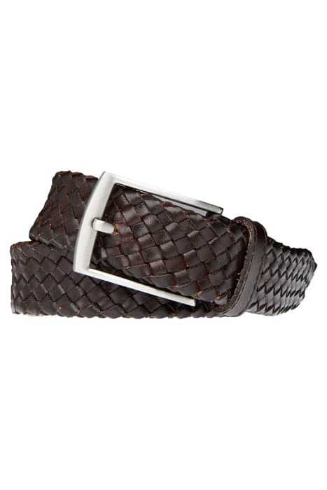 BROWN BRAIDED BELT by Suitsupply