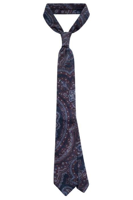 NAVY GRAPHIC TIE by Suitsupply