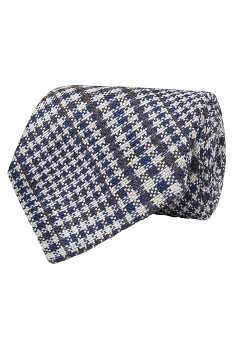 BLUE CHECKED TIE by Suitsupply