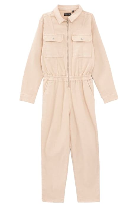 GIRLS’ LIGHT BEIGE ZIPPED JUMPSUIT BEIGE by IKKS