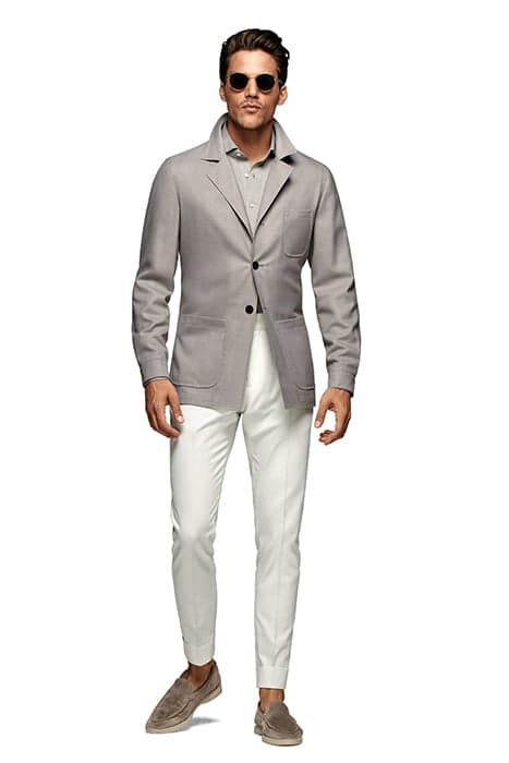 GREY GREENWICH SHIRT JACKET by Suitsupply