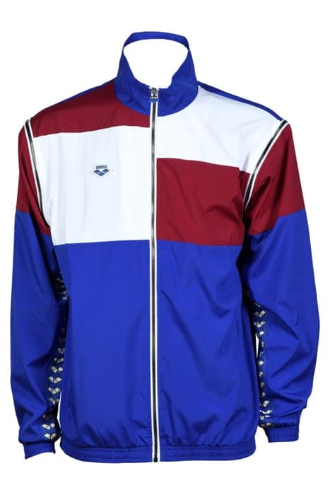 ARENA ICONS JACKET CONVERTIBLE NEON BLUE BURGUNDY WHITE by Arena