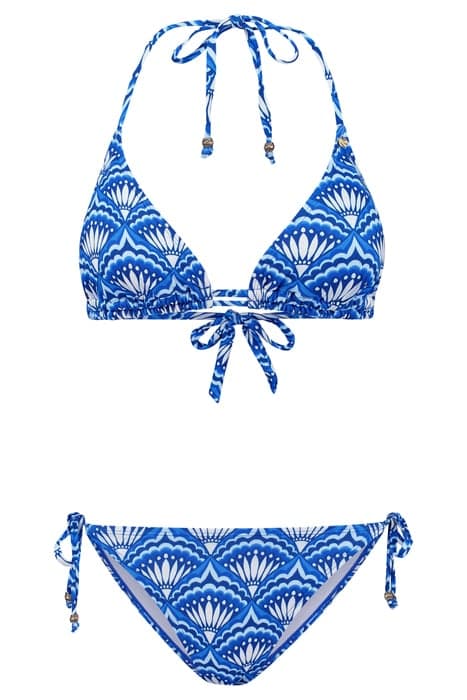 LIZ BIKINI SET BOHEMIAN PEACOCK SPORTS BLUE SPORTS BLUE by Shiwi