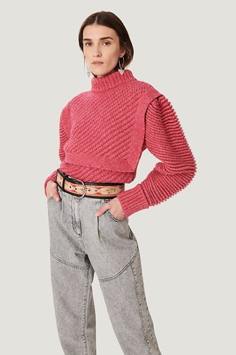 JALYA MIXED PINK SWEATER by IRO Paris