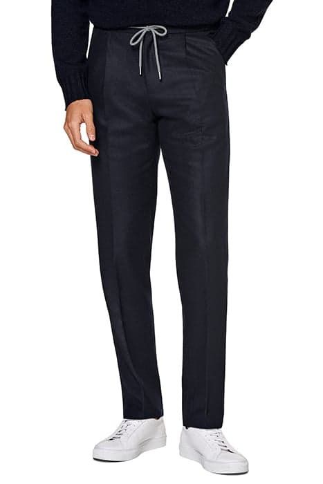 NAVY DRAWSTRING AMES TROUSERS by Suitsupply