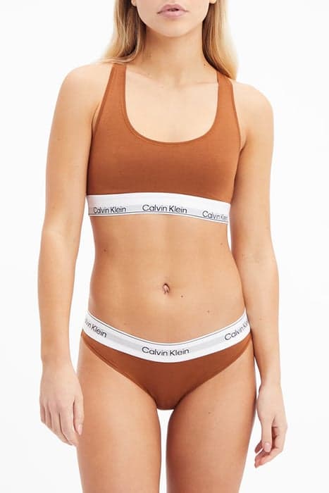 UNLINED BRALETTE WARM BRONZE by Calvin Klein