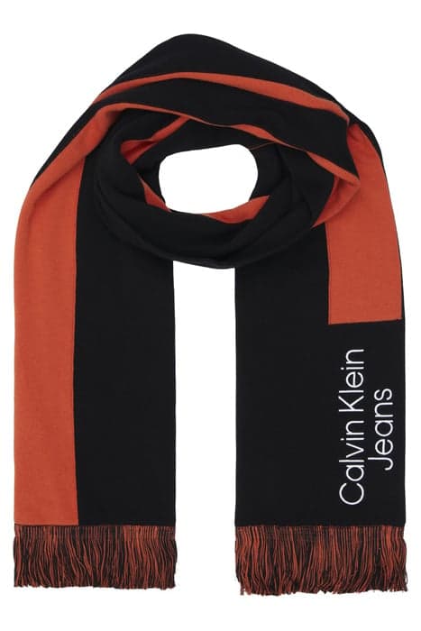 TAPED SCARF BLACK by Calvin Klein