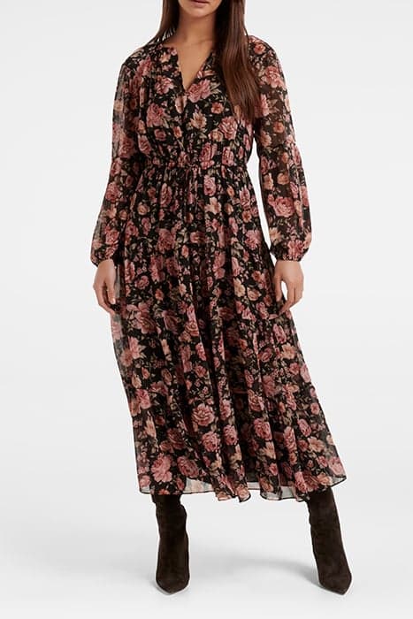 PIXIE LONG SLEEVE BOHO MAXI DRESS KINGSFORD FLORAL by Forever New