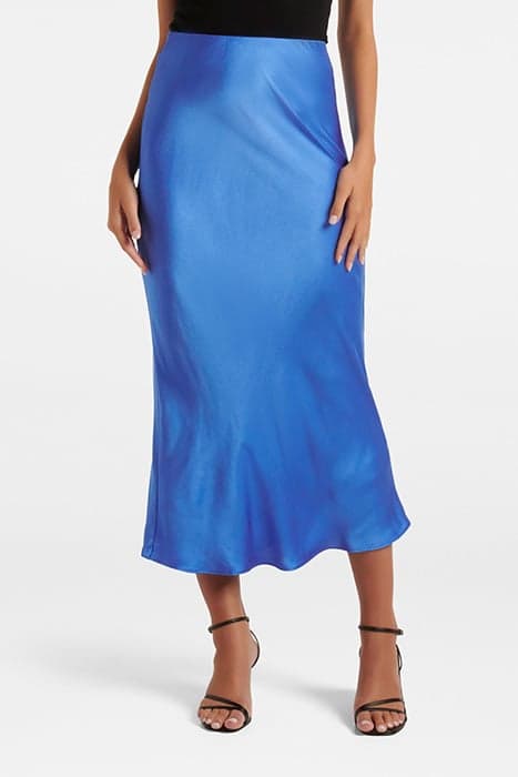 PORTIA BIAS MIDI SKIRT PLUNGE POOL by Forever New