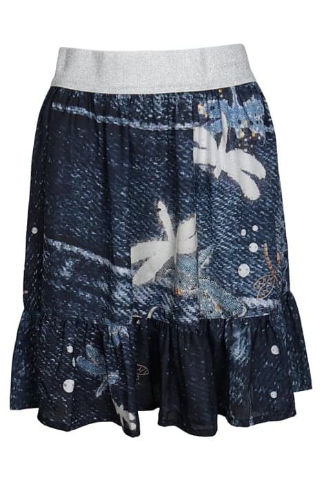 SKIRT JEANS PRINT by Mucho Gusto