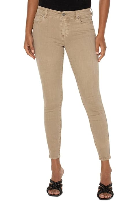 PIPER HUGGER ANKLE SKINNY BISCUIT TAN by Liverpool