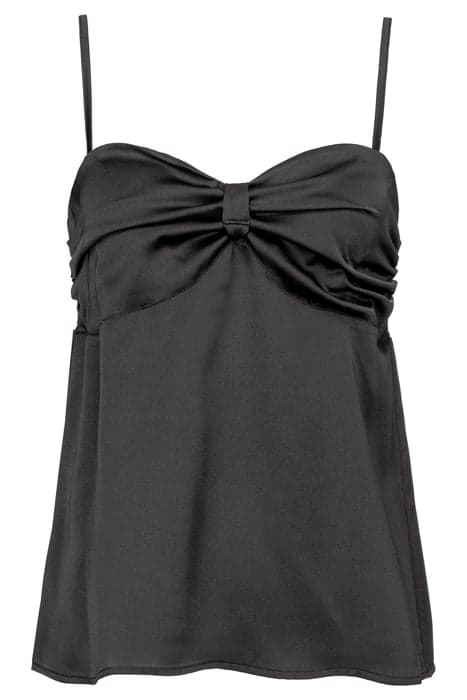 PIPA TOP LIGHT SATIN BLACK by PINKO