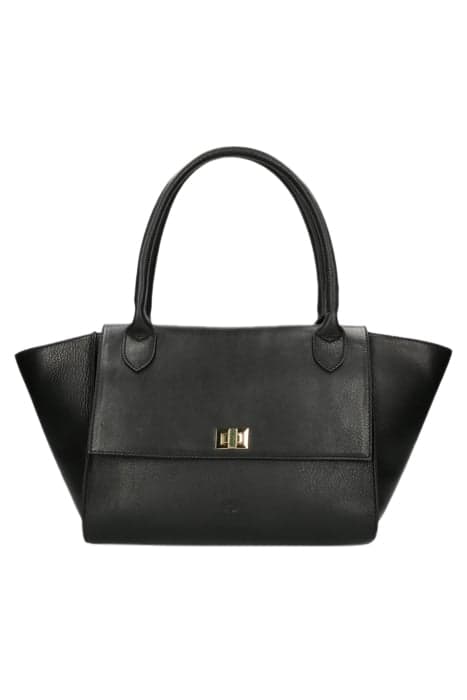 FRB0364 HANDBAG SOFT NAPPA LEATHER BLACK by Fred de la Bretoniere