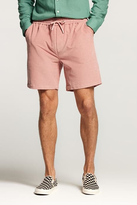 MEN REED SOFT RIB SHORT OLD ROSE PINK by Shiwi