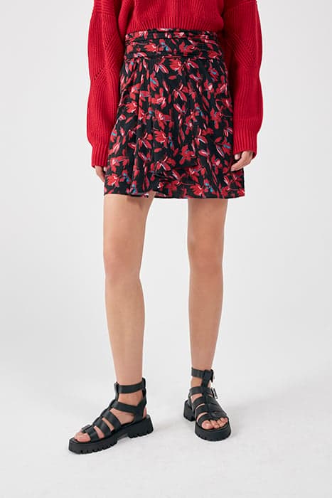 RED ROCK FLORAL PRINT SHORT SKIRT by IKKS