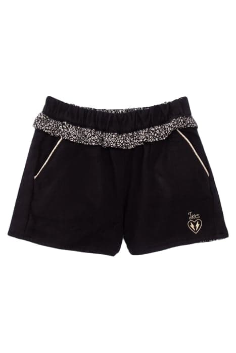 BABY GIRLS’ BLACK/TACHIST PRINT REVERSIBLE SHORTS by IKKS