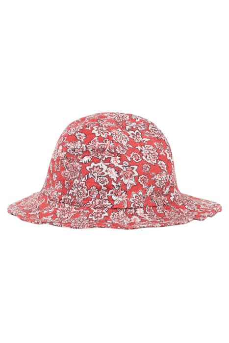 BABY GIRLS’ RED FLORAL PRINT HAT by IKKS