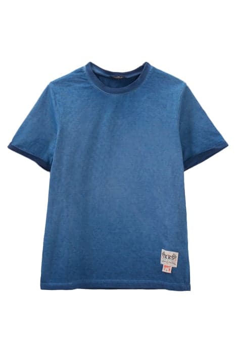 BOYS’ BLUE T-SHIRT WITH SKULL ON FLAG ON BACK by IKKS