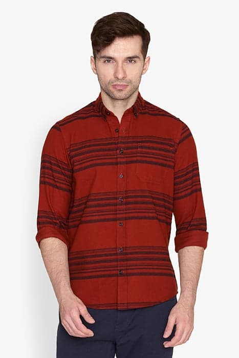 SISERIUS STRIPE FLANNEL RED HENNA by Signal