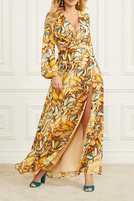 GOLDEN WING MAXI DRE GOLDEN WING PRINT by Marciano by Guess