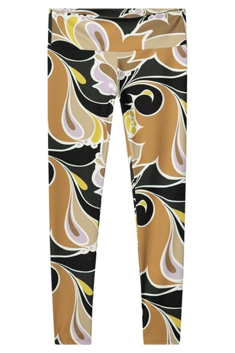 LEGGING BIG SWIRL PRINT MULTICOLOUR by Summum Woman