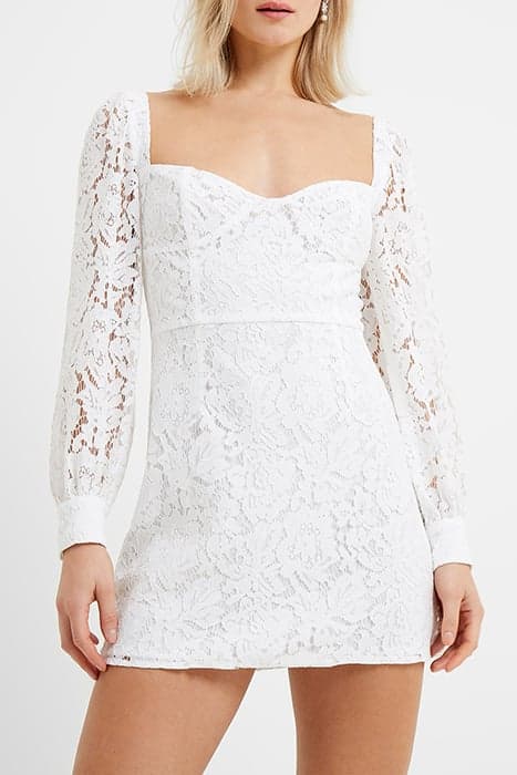 ATREENA LACE MINI DRESS SUMMER WHITE by French Connection