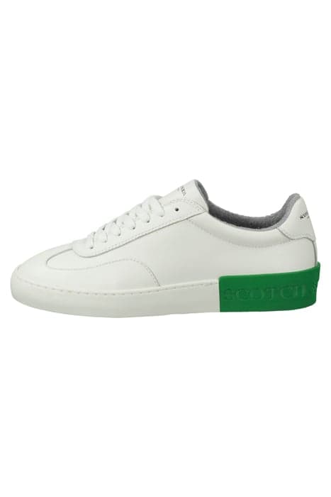 PLAKKA SNEAKER WHITE/GREEN by Scotch & Soda Footwear