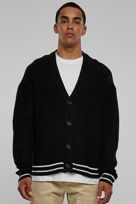 SPORTY BOXY CARDIGAN BLACK by Urban Classics