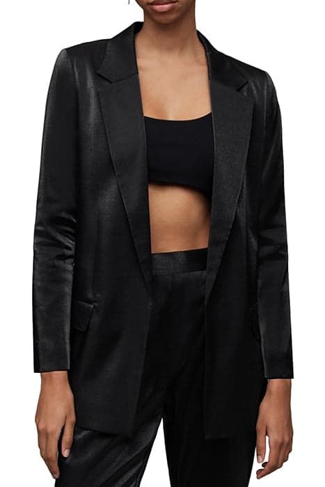 ALEIDA SHINE BLAZER BLACK by AllSaints