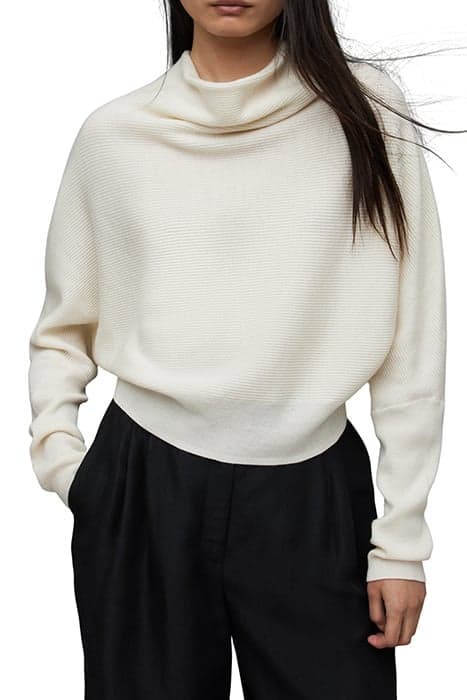 RIDLEY CROP JUMPER CHALK WHITE by AllSaints