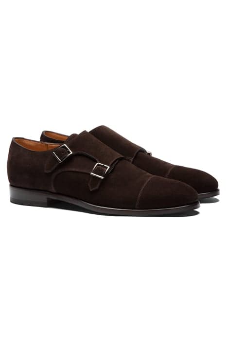 SUEDE-D.MONK-D.BROWN BROWN by Suitsupply