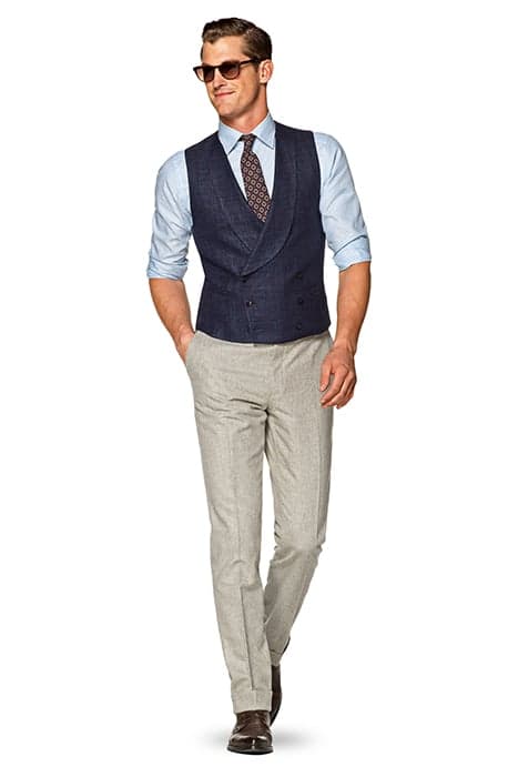 VEST-BLUE BLUE by Suitsupply