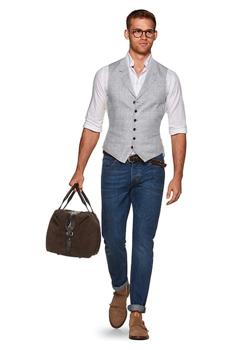 LIGHT GREY WAISTCOAT LIGHT GREY by Suitsupply