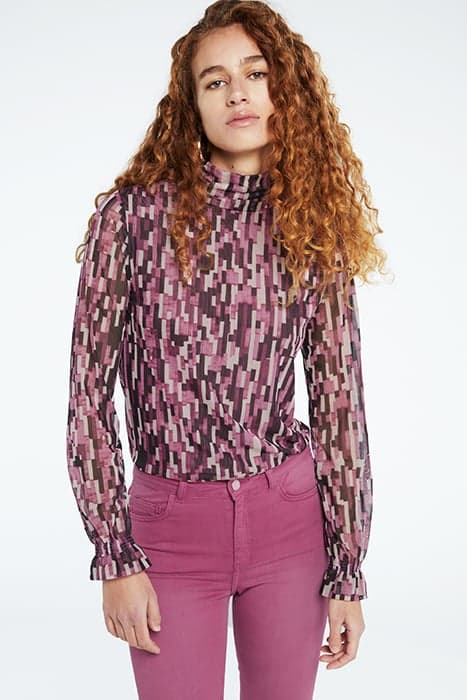 JOHANNA TOP PINK MIRAGE/BLACK by Fabienne Chapot