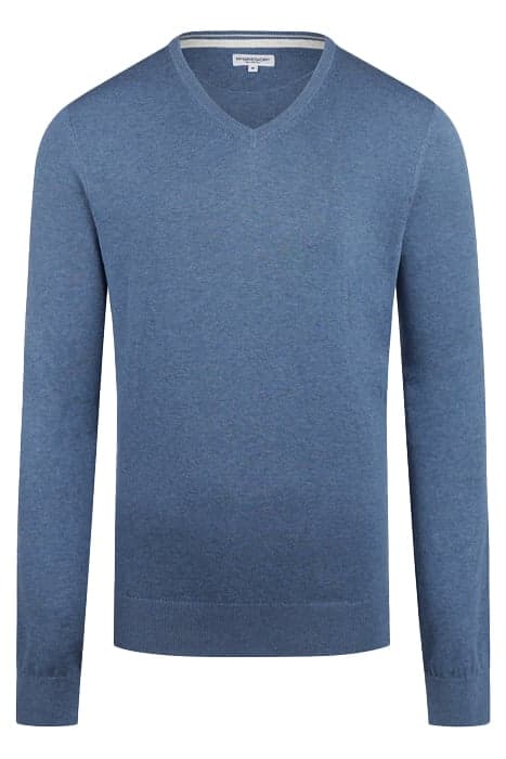 V NECK SWEATER MEDIUM BLUE by McGregor